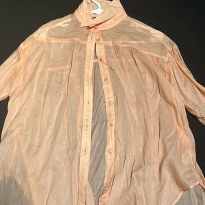 Peach blouse